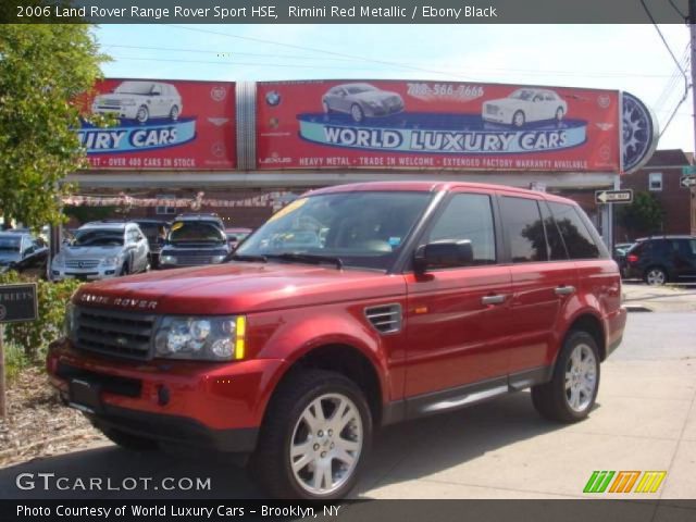 2006 Land Rover Range Rover Sport HSE in Rimini Red Metallic