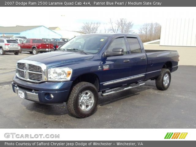 2007 Dodge Ram 2500 Laramie Quad Cab 4x4 in Patriot Blue Pearl