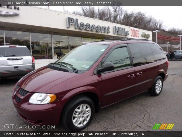 2003 Dodge Caravan Sport in Deep Molten Red Pearl