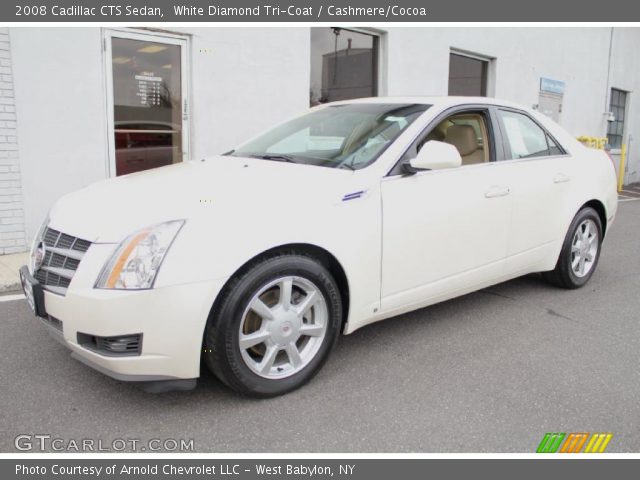 2008 Cadillac CTS Sedan in White Diamond Tri-Coat