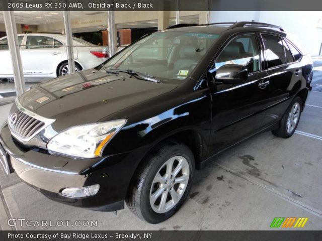 2009 Lexus RX 350 AWD in Obsidian Black