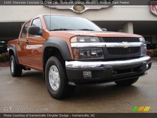 2005 Chevrolet Colorado LS Crew Cab in Sunburst Orange Metallic
