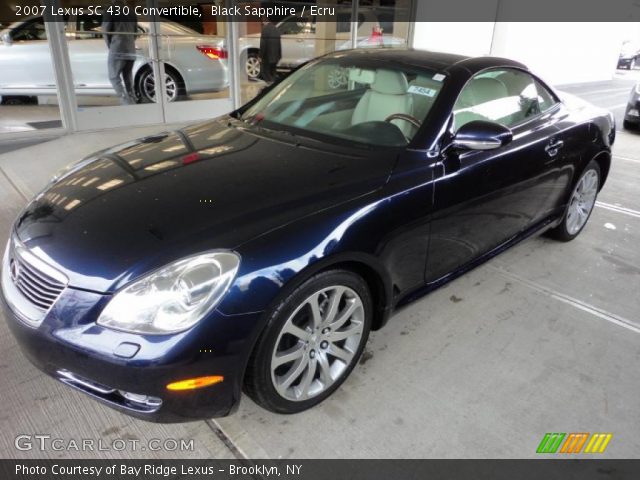 2007 Lexus SC 430 Convertible in Black Sapphire
