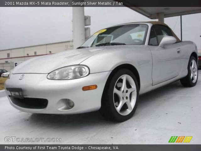 2001 Mazda MX-5 Miata Roadster in Sunlight Silver Metallic