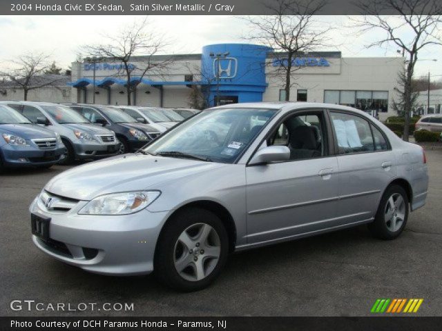 2004 Honda Civic EX Sedan in Satin Silver Metallic