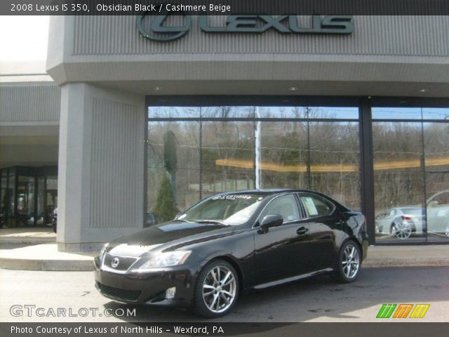 2008 Lexus IS 350 in Obsidian Black