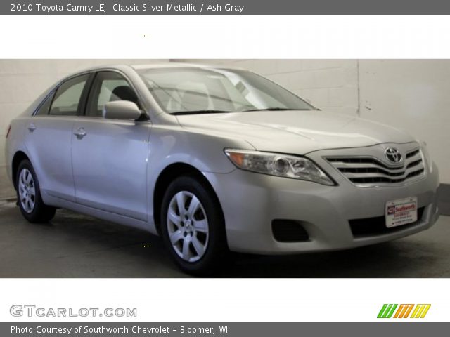 2010 Toyota Camry LE in Classic Silver Metallic