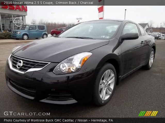 2010 Nissan Altima 2.5 S Coupe in Crimson Black