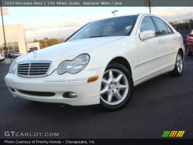 2004 Mercedes-Benz C 240 4Matic Sedan in Alabaster White
