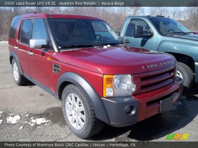 2006 Land Rover LR3 V8 SE in Alveston Red Metallic