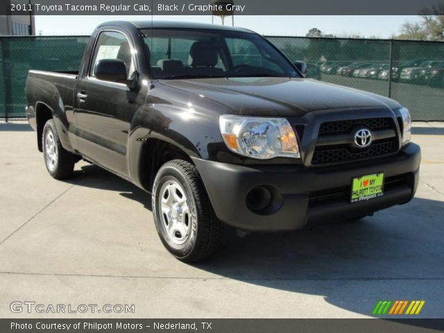 2011 Toyota Tacoma Regular Cab in Black