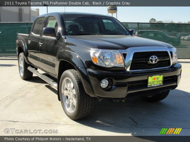 2011 Toyota Tacoma TSS PreRunner Double Cab in Black