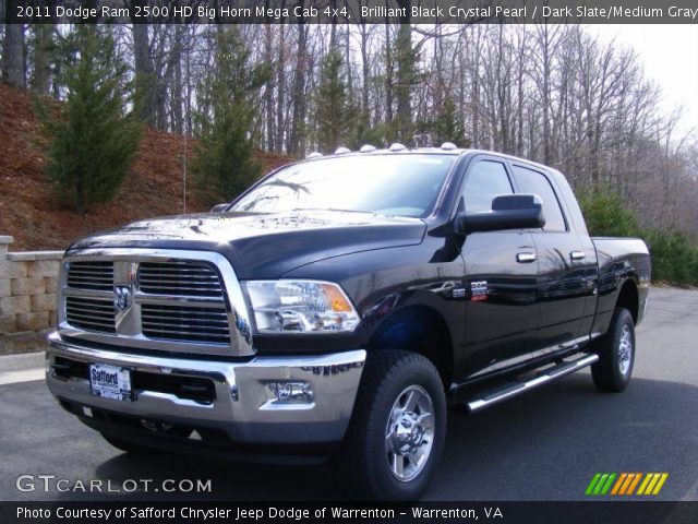 2011 Dodge Ram 2500 HD Big Horn Mega Cab 4x4 in Brilliant Black Crystal Pearl