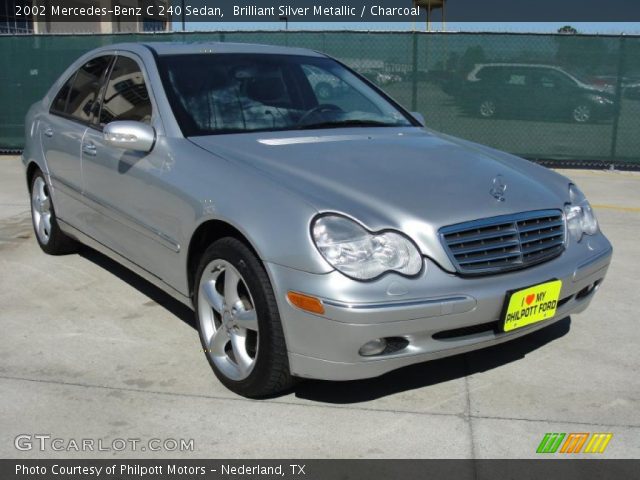 2002 Mercedes-Benz C 240 Sedan in Brilliant Silver Metallic