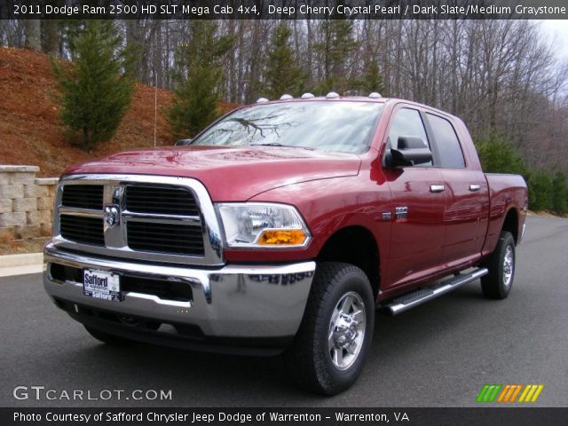 2011 Dodge Ram 2500 HD SLT Mega Cab 4x4 in Deep Cherry Crystal Pearl