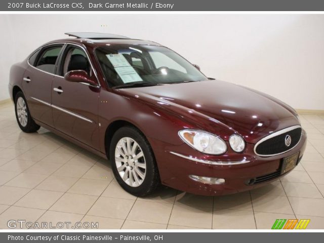 2007 Buick LaCrosse CXS in Dark Garnet Metallic