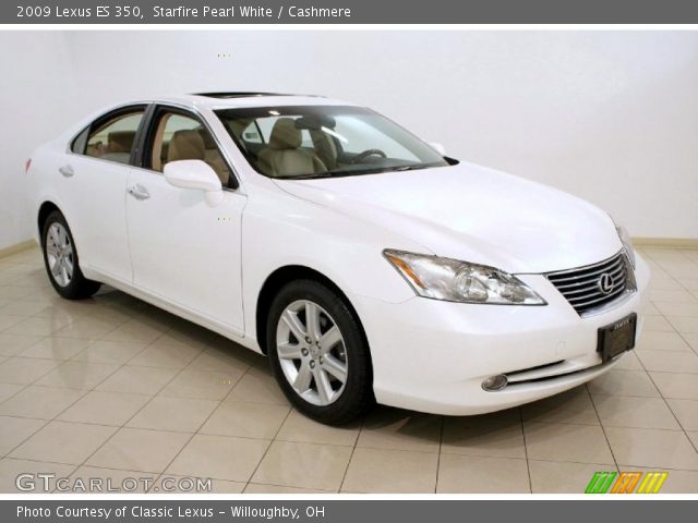 2009 Lexus ES 350 in Starfire Pearl White