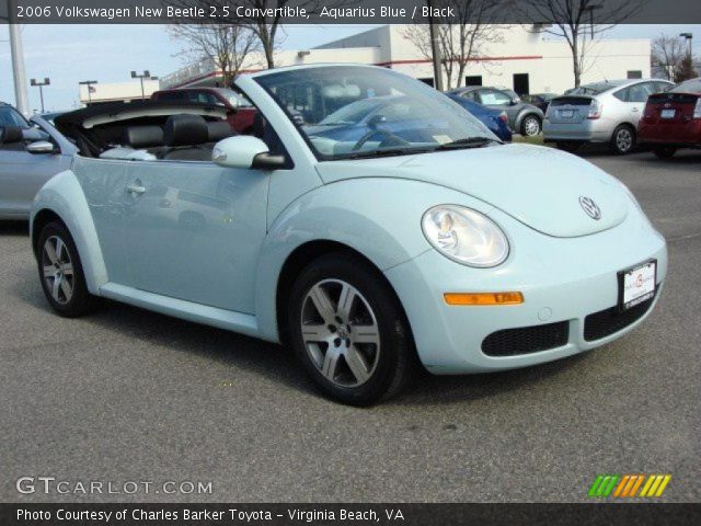 2006 Volkswagen New Beetle 2.5 Convertible in Aquarius Blue