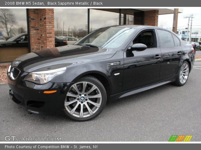 2008 BMW M5 Sedan in Black Sapphire Metallic