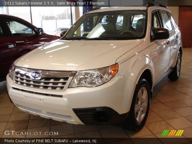 2011 Subaru Forester 2.5 X in Satin White Pearl