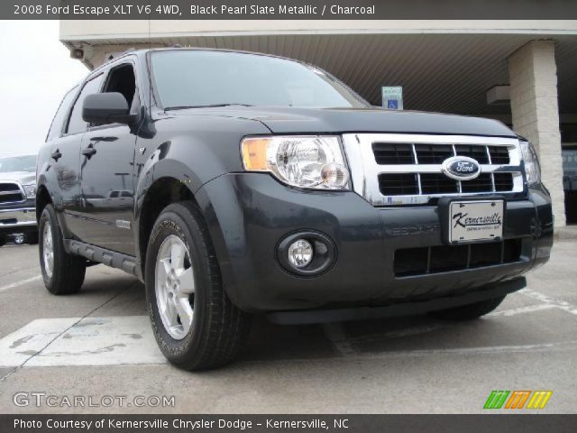 2008 Ford Escape XLT V6 4WD in Black Pearl Slate Metallic