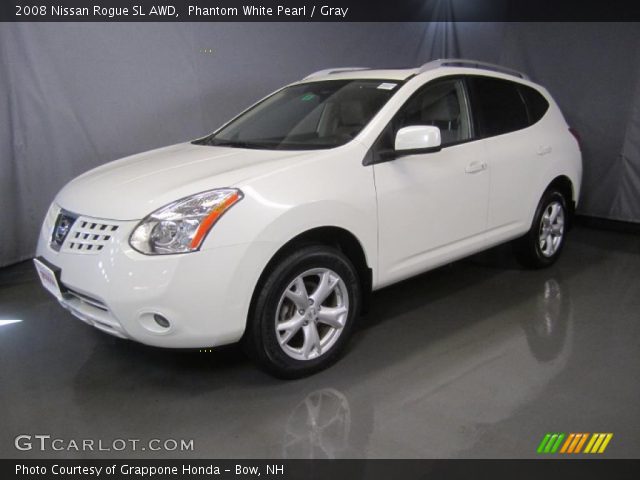 2008 Nissan Rogue SL AWD in Phantom White Pearl