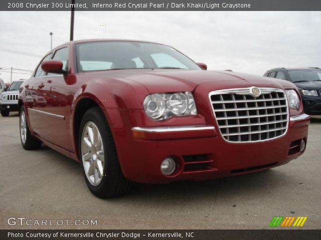 2008 Chrysler 300 Limited in Inferno Red Crystal Pearl