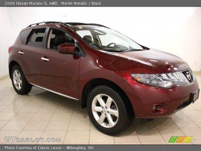 2009 Nissan Murano SL AWD in Merlot Metallic