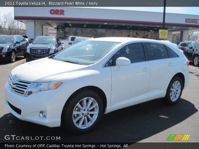 2011 Toyota Venza I4 in Blizzard Pearl White