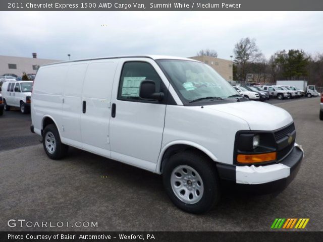 2011 Chevrolet Express 1500 AWD Cargo Van in Summit White