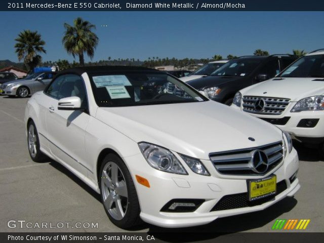 2011 Mercedes-Benz E 550 Cabriolet in Diamond White Metallic