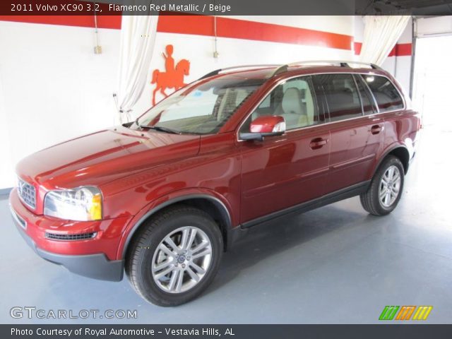 2011 Volvo XC90 3.2 in Flamenco Red Metallic
