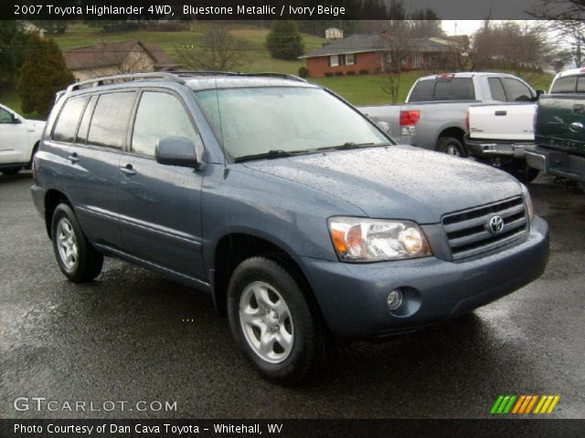 2007 Toyota Highlander 4WD in Bluestone Metallic