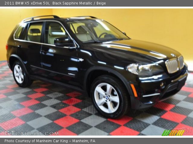 2011 BMW X5 xDrive 50i in Black Sapphire Metallic