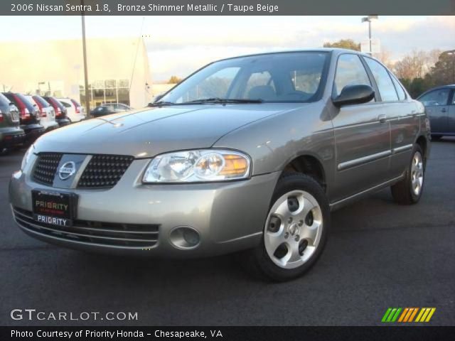 2006 Nissan Sentra 1.8 in Bronze Shimmer Metallic