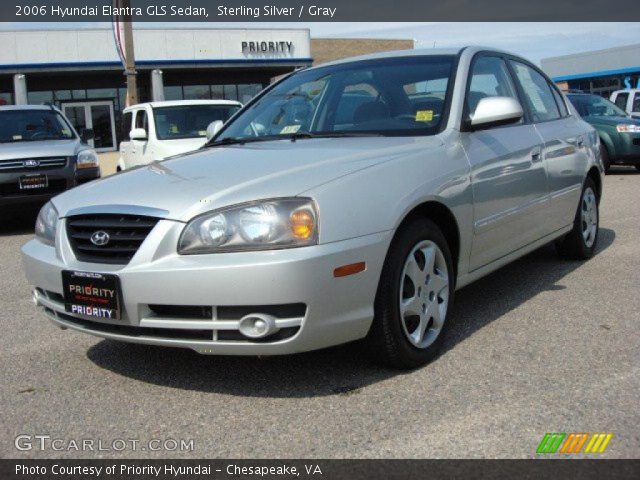 2006 Hyundai Elantra GLS Sedan in Sterling Silver