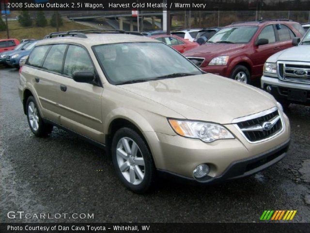 2008 Subaru Outback 2.5i Wagon in Harvest Gold Metallic
