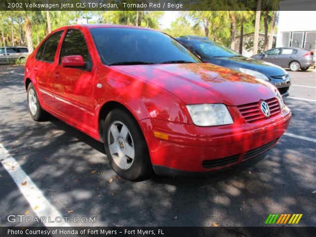 2002 Volkswagen Jetta GLS TDI Sedan in Tornado Red