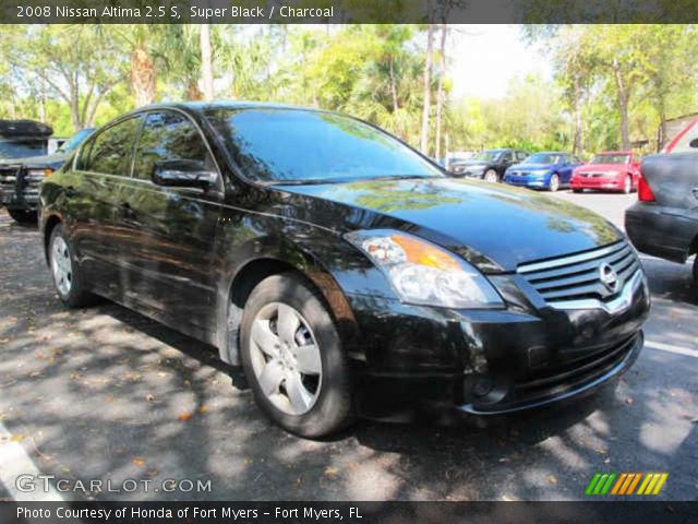 2008 Nissan Altima 2.5 S in Super Black