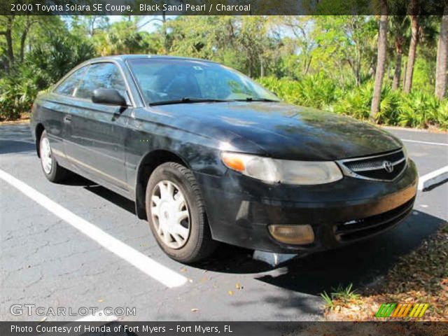 2000 Toyota Solara SE Coupe in Black Sand Pearl