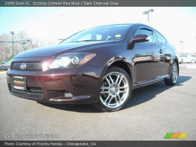 2008 Scion tC  in Sizzling Crimson Red Mica