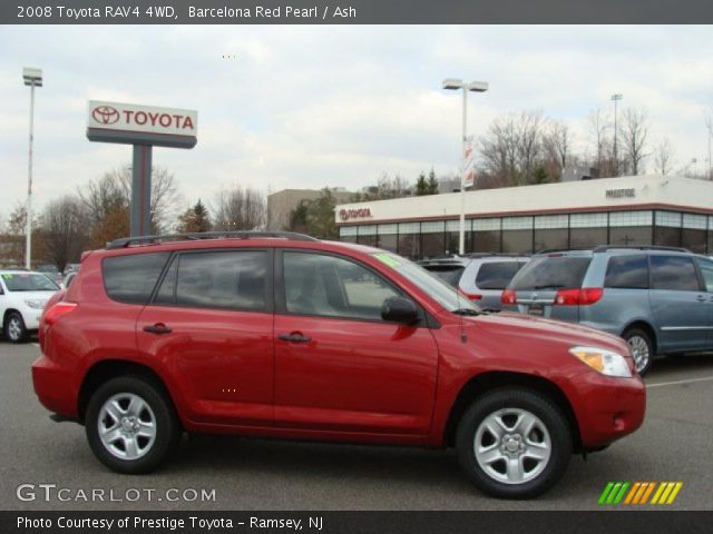 2008 Toyota RAV4 4WD in Barcelona Red Pearl