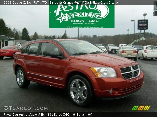 2008 Dodge Caliber R/T AWD in Sunburst Orange Pearl