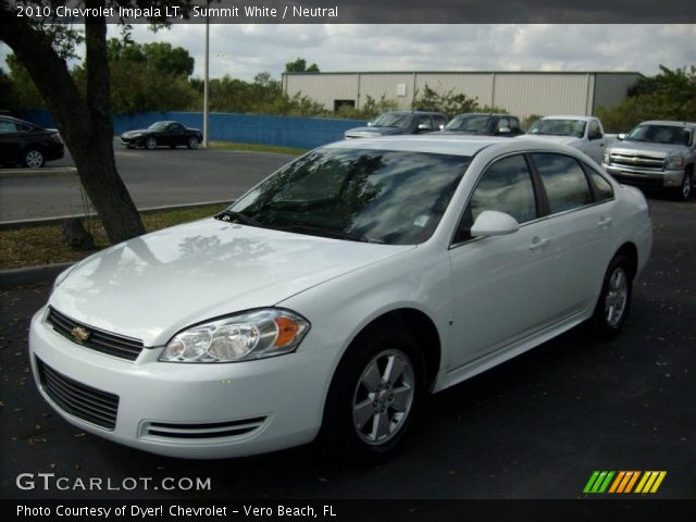 2010 Chevrolet Impala LT in Summit White