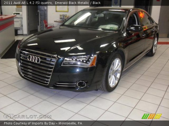 2011 Audi A8 L 4.2 FSI quattro in Emerald Black Metallic