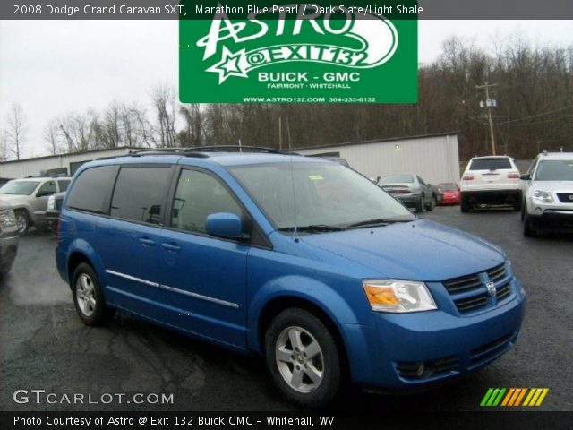 2008 Dodge Grand Caravan SXT in Marathon Blue Pearl