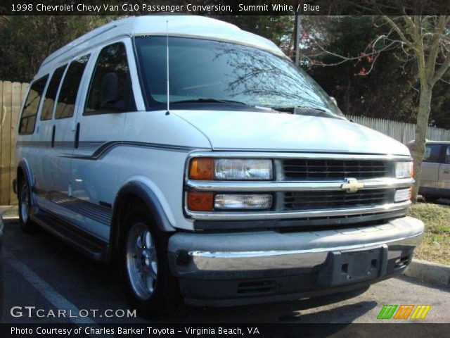 1998 Chevrolet Chevy Van G10 Passenger Conversion in Summit White