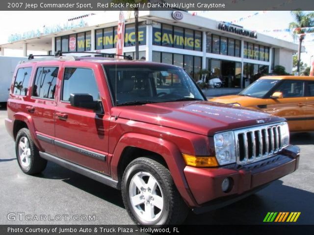 2007 Jeep Commander Sport in Red Rock Pearl