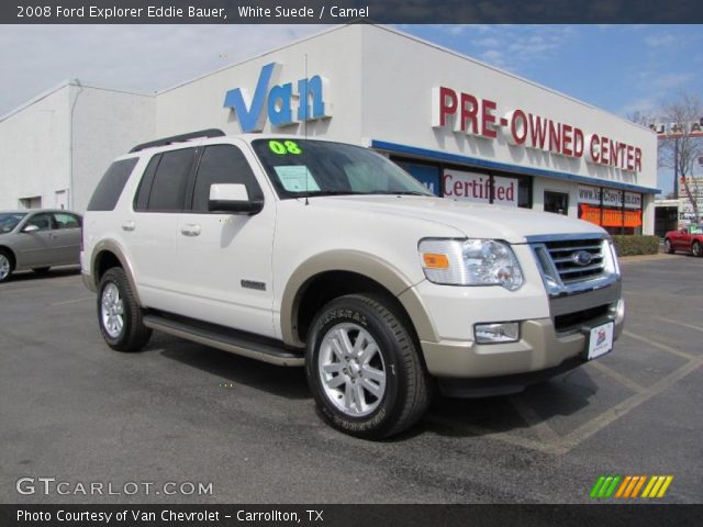 2008 Ford Explorer Eddie Bauer in White Suede