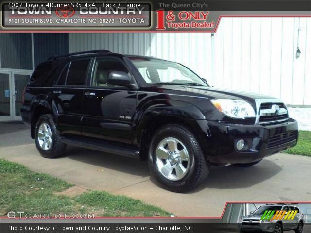2007 Toyota 4Runner SR5 4x4 in Black